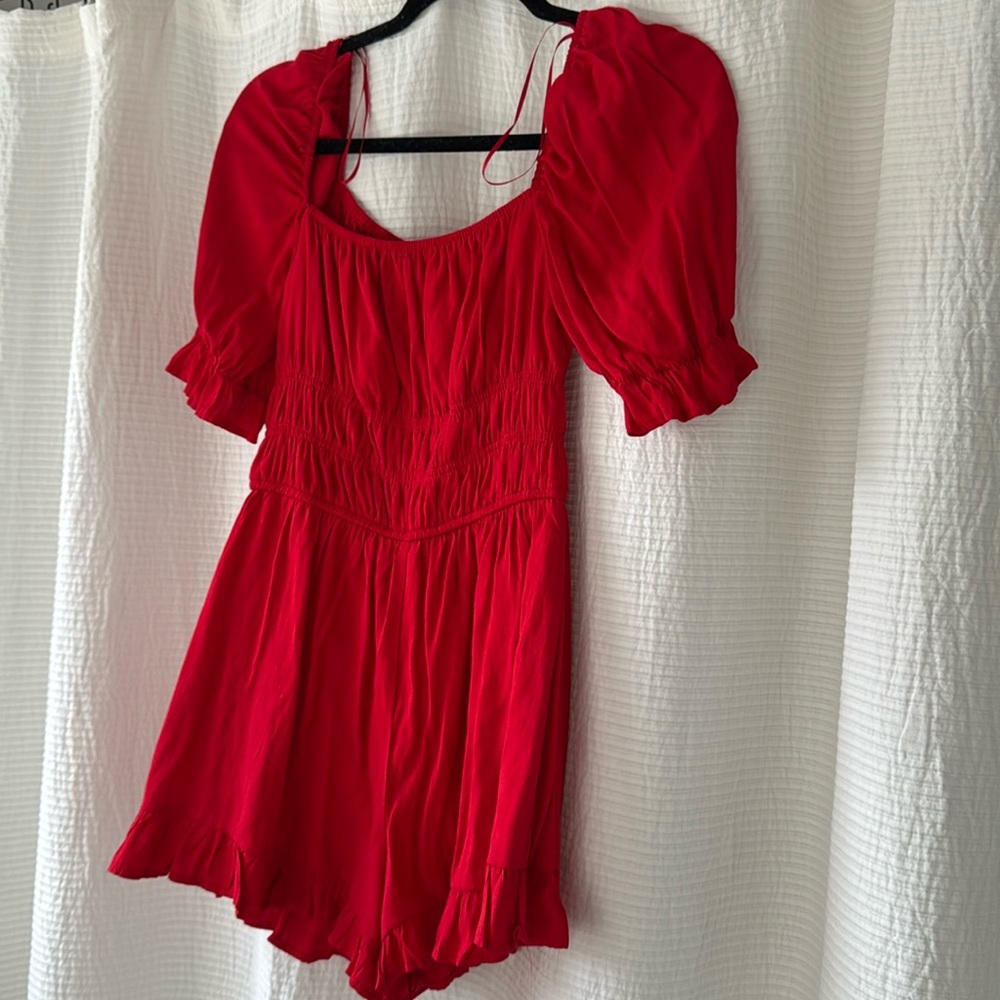 Red romper